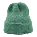 Winter Mohair Strick -Mütze Hüte
